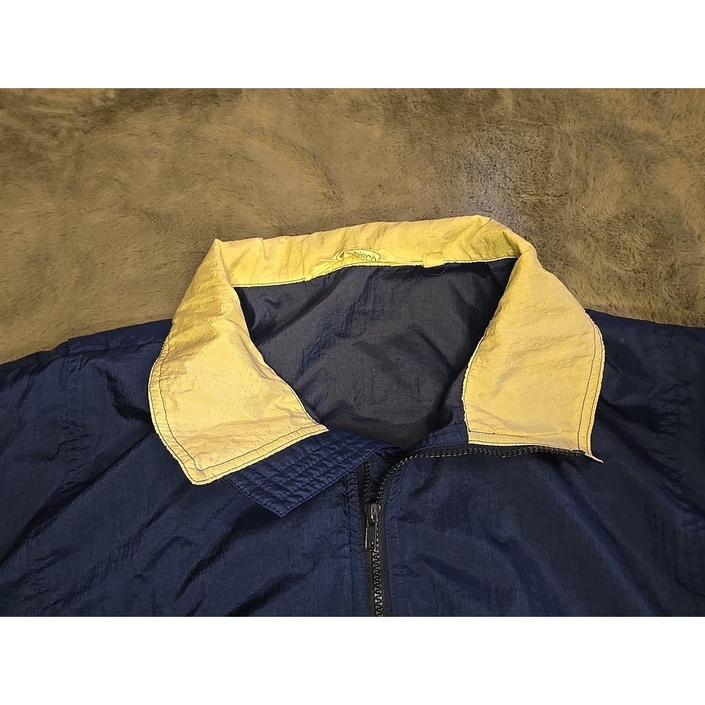Vtg 90s Nabisco Jacket Mens XL Blue White Windbreaker Corporate Promo Advertisin - Picture 3 of 14